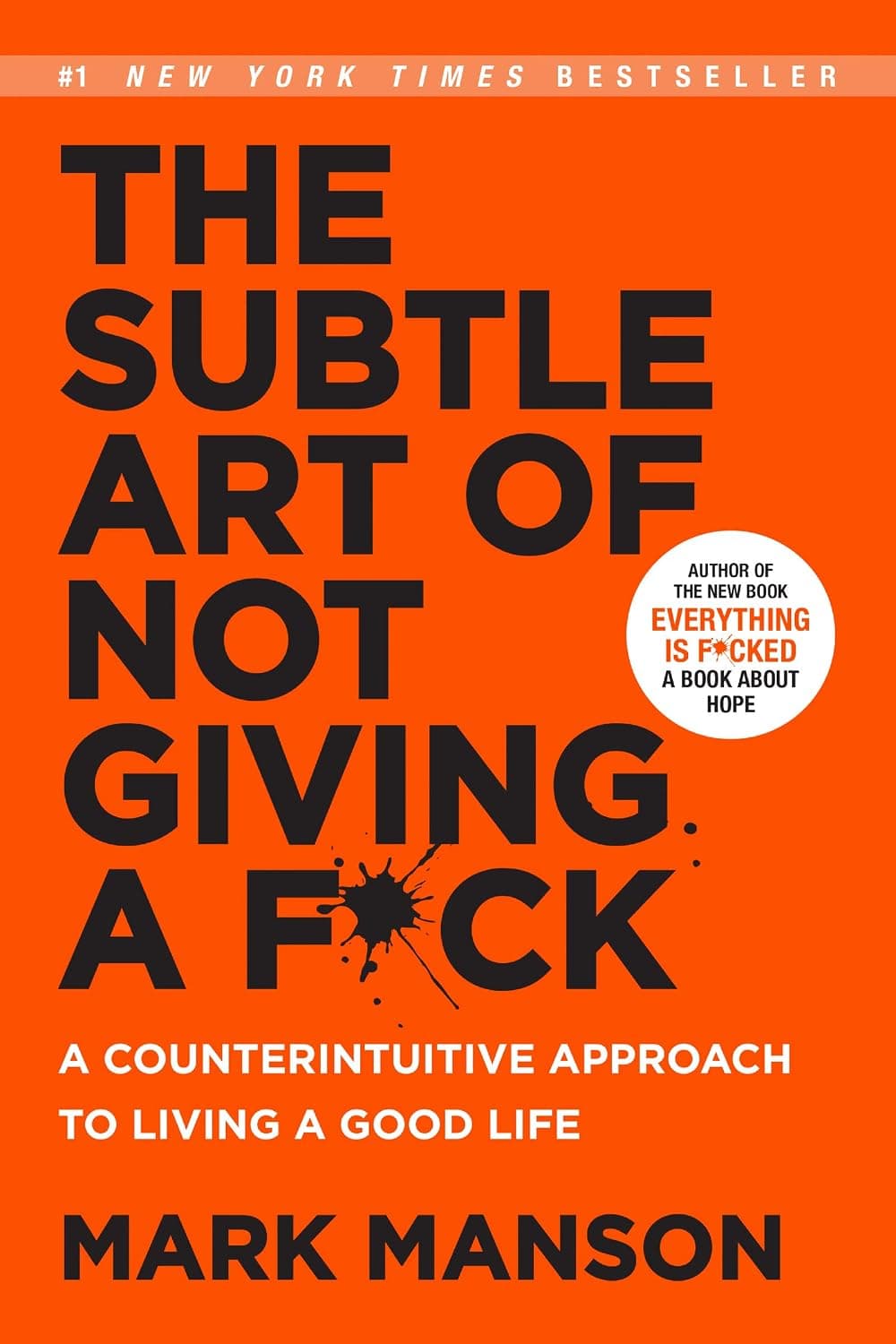 Cover of The Subtle Art of Not Giving a F*ck